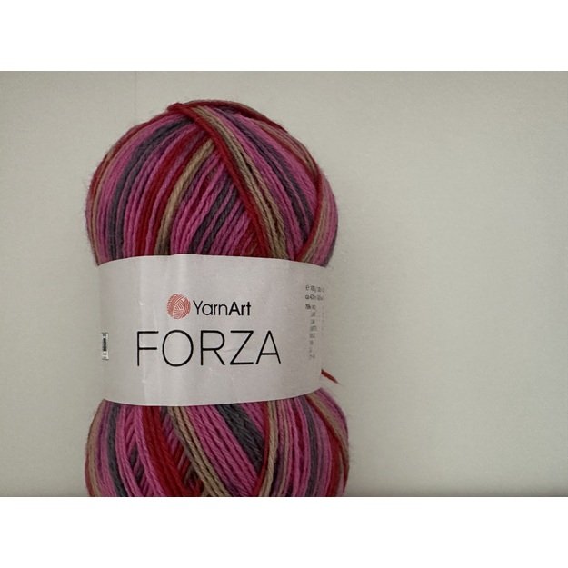FORZA YarnArt- 75% wool, 25% poliamide, 100gr/ 420m, Nr 2510