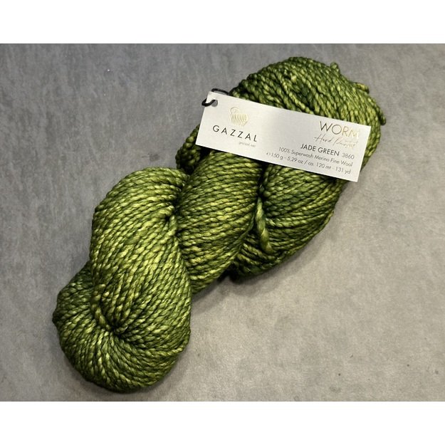 WORM Gazzal- 100% Superwash Merino Fine Wool, 150gr/ 120m, Nr 3860