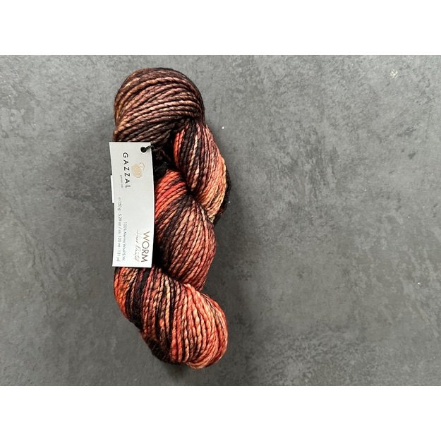 WORM Gazzal- 100% Superwash Merino Fine Wool, 150gr/ 120m, Nr 3884