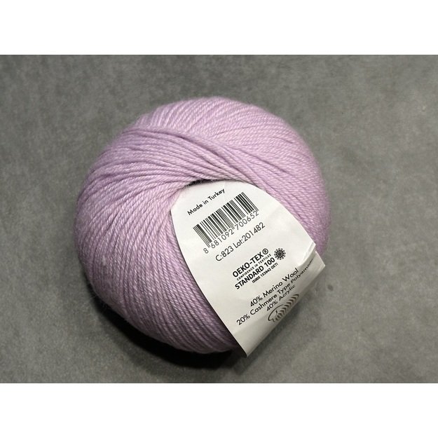 BABY WOOL Gazzal- 40% acrylic, 20% cashmere PA, 40% lana merino, 50gr/ 175m, Nr 823