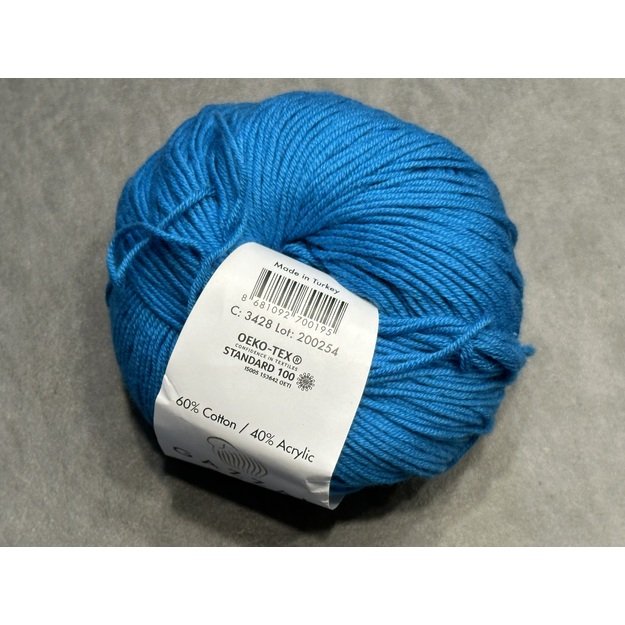 BABY COTTON Gazzal- 60% cotton, 40% acrylic, 50gr/ 165m, Nr 3428