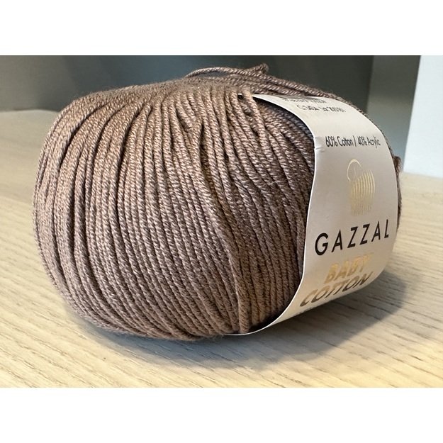 BABY COTTON Gazzal- 60% cotton, 40% acrylic, 50gr/ 165m, Nr 3434