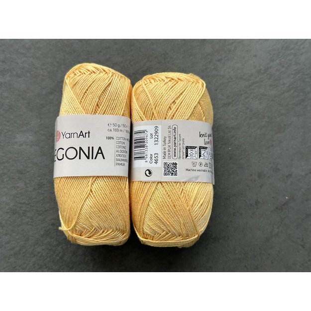 BEGONIA YarnArt-100% cotton mercerized, 50gr/ 169m, Nr 4653 1