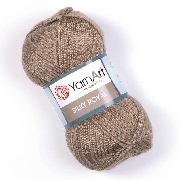 SILKY ROYAL YarnArt- 35% Silk Rayon, 65% Merino wool, 50gr/ 140m, Nr 442