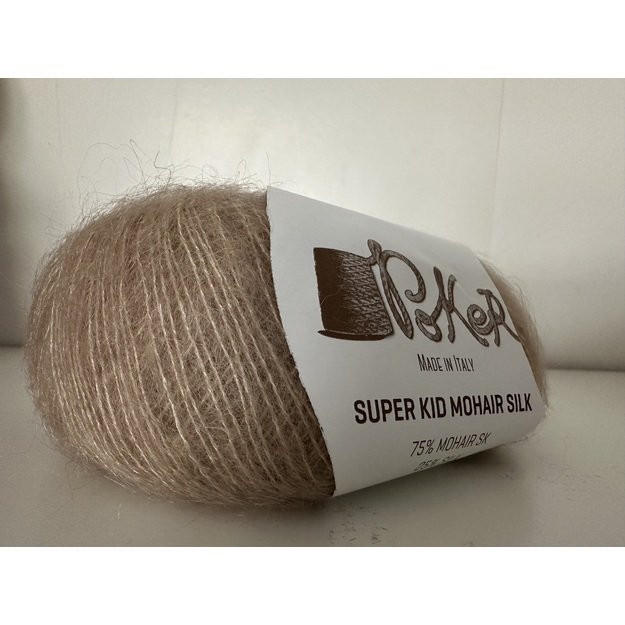 POKER Super kid mohair silk- 75% mohair sk, 25% silk, 25gr/ 212m, Nr 1564