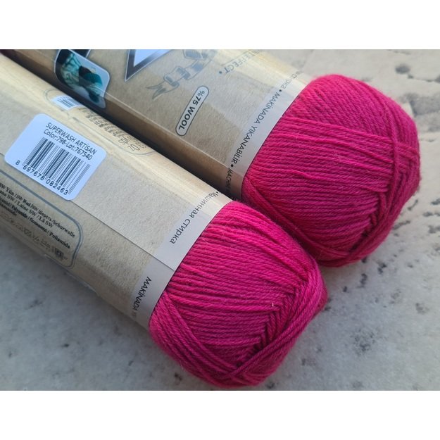 ARTISAN Superwash Alize- 75% SW Wool, 25% Polyamide, 100gr/ 420m, Nr 798