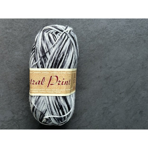 ASTRAL PRINT- 75% Wool Superwash, 25% Polyamid, 100 gr/ 400m, Nr 9410