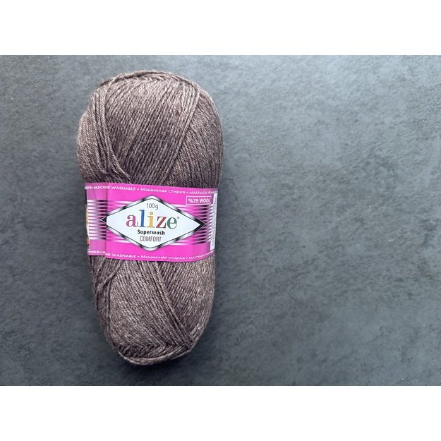 SUPERWASH COMFORT Socks Alize-75% SW Wool, 25% Polyamide, 100gr/ 420m, Nr 240