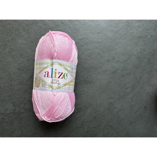 DIVA BABY Alize- 100% microfiber acrylic, 100gr/ 350m, Nr 185