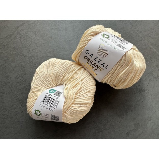 ORGANIC BABY COTTON Gazzal- 100% organic cotton, 50gr/ 115m, Nr 439