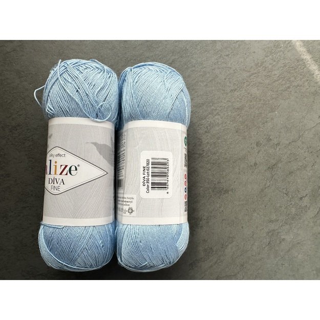 DIVA FINE- 100% Microfiber Akrilik, 100gr/ 600m, Nr 350