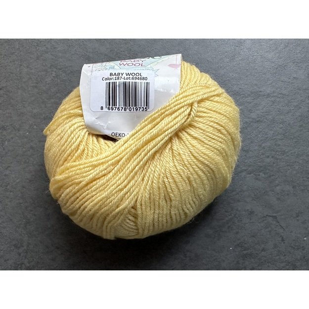 BABY WOOL Alize- 40% Wool, 40% Acrylic, 20% Bamboo, 50gr/ 175m, Nr 187