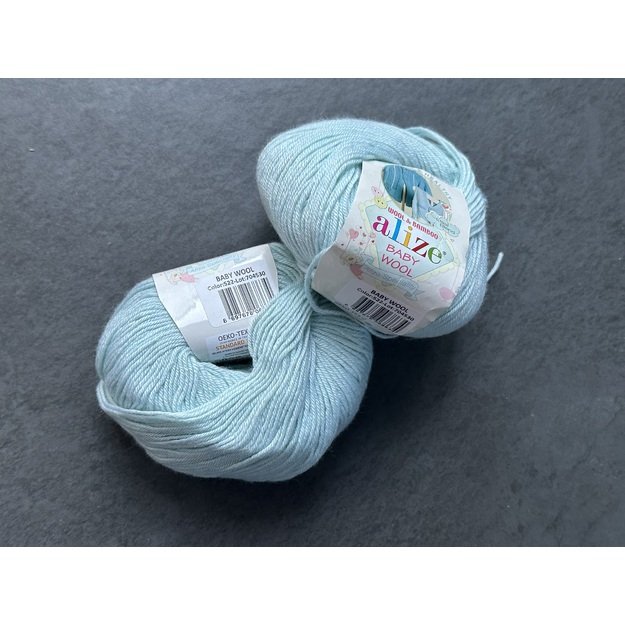 BABY WOOL Alize- 40% Wool, 40% Acrylic, 20% Bamboo, 50gr/ 175m, Nr 522