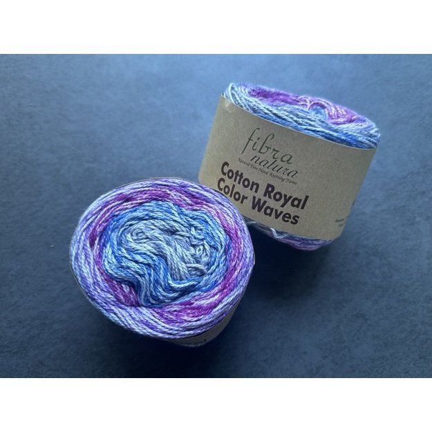 COTTON ROYAL COLOR WAVES FN- 100% Cotton, 100gr/ 210m, Nr 22-04