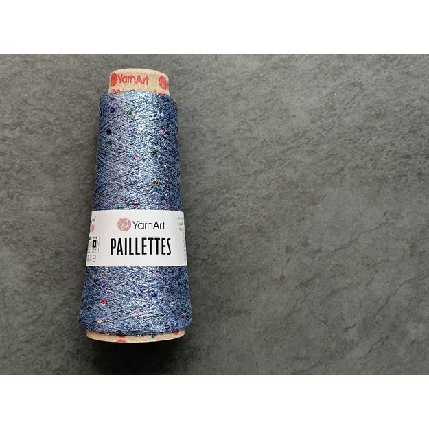 PAILLETTES YarnArt - 75% Metallic Polyester, 25% Payette poliester, 50gr/ 800m, Nr 8003