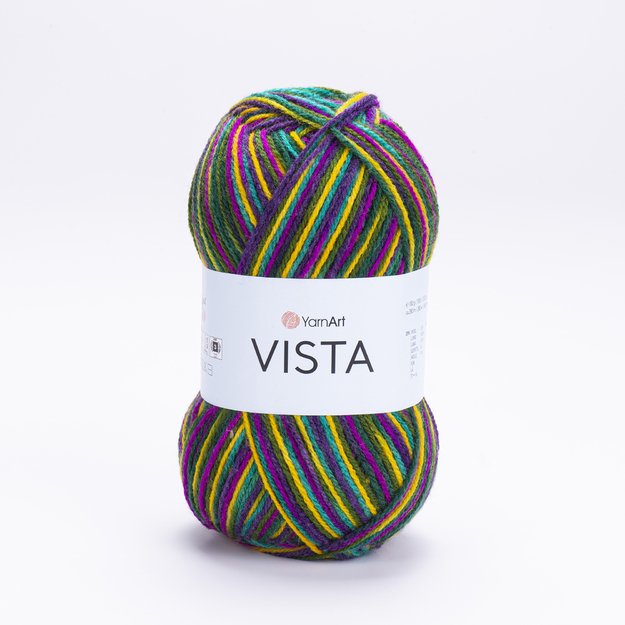 VISTA YarnArt - 25% wool,  75% acrylic, 100gr/ 280m Nr 5309