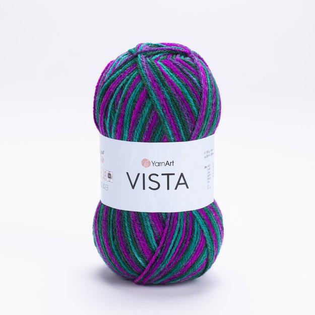 VISTA YarnArt - 25% wool,  75% acrylic, 100gr/ 280m Nr 5320