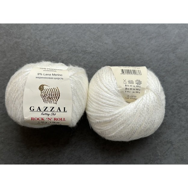 ROCK N ROLL- 9% merino wool, 21% acryli, 70% polyamide, 50gr/ 115m, Nr 13733