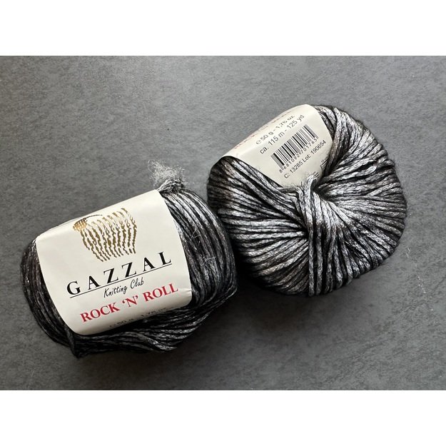 ROCK N ROLL- 9% merino wool, 21% acryli, 70% polyamide, 50gr/ 115m, Nr 13285