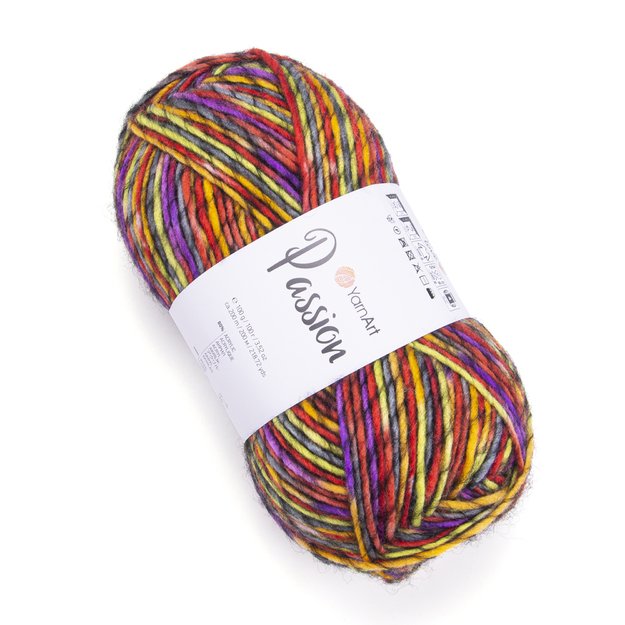 PASSION- 20% wool, 80% acrylic, 100 gr/ 200m, Nr 1253