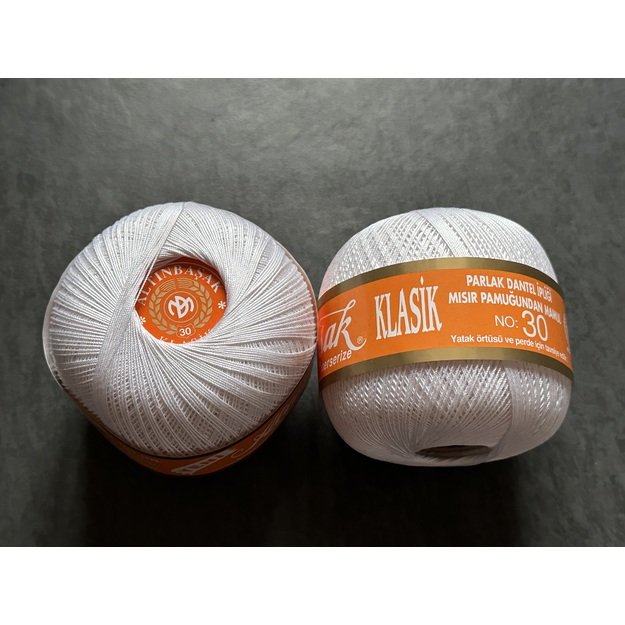 ALTIN BASAK KLASIK 30- 100% merserize cotton, 100gr/ 564, Nr 30- balta