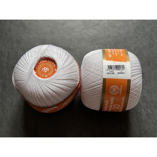 ALTIN BASAK KLASIK 30- 100% merserize cotton, 100gr/ 564, Nr 30- balta