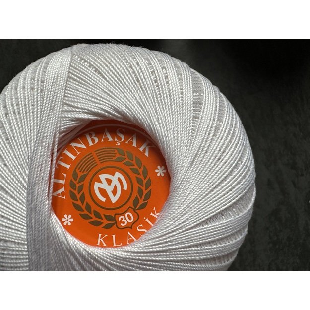 ALTIN BASAK KLASIK 30- 100% merserize cotton, 100gr/ 564, Nr 30- balta