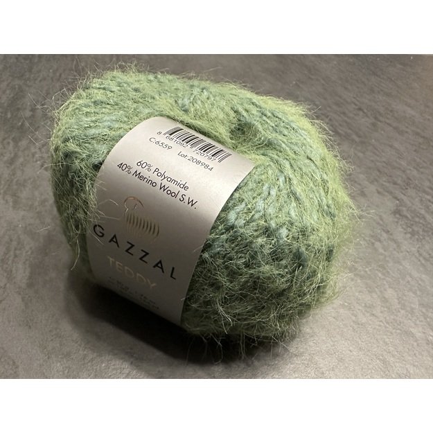 TEDDY Gazzal- 60% Polyamide, 40% Merino wool, 50gr/ 150m, Nr 6559