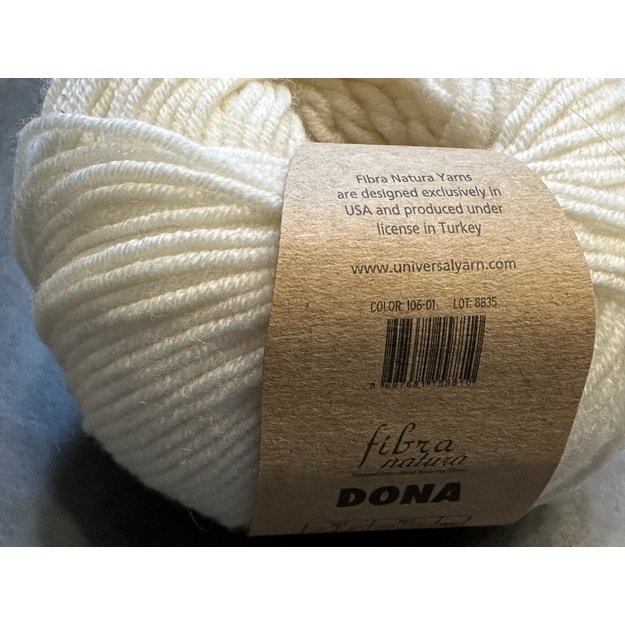 DONA Fibra Natura- 100% Superwash Extra fine merino, 50gr/ 115m, Nr 106-01