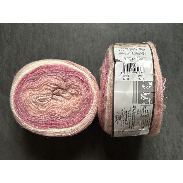 ANGORA LUKS Color Nako- 5% moher, 15% wool, 80% premium akrilik, 150 gr/ 810m, Nr 82365