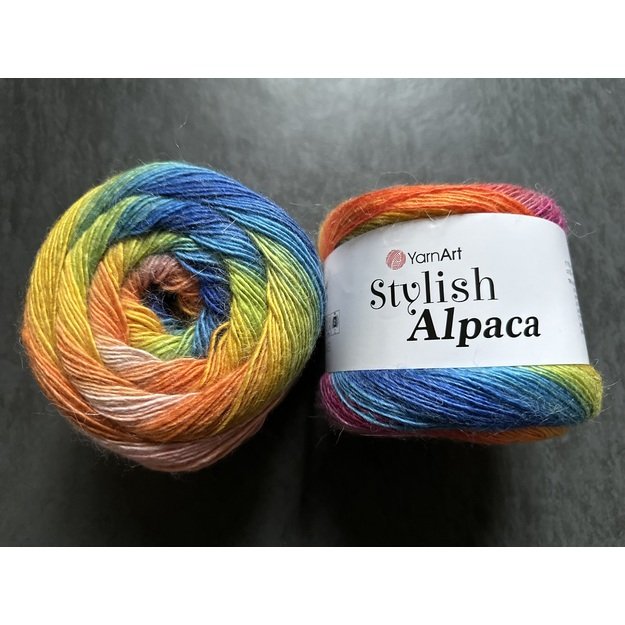 STYLISH ALPACA- 25% Alpaca, 75% Acrylic, 150 gr / 525 m, Nr 7708