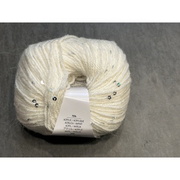 ALPACA GOLD PAILLETTES- 20% Alpaca, 75% Acrylic, 5% Polyester, 50 gr/ 180 m, Nr 9301