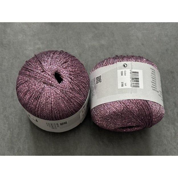 SPARKLE- 60% Metallic polyester, 40% polyamide, 25gr/ 160 m, Nr 1334