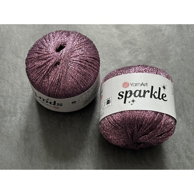 SPARKLE- 60% Metallic polyester, 40% polyamide, 25gr/ 160 m, Nr 1334