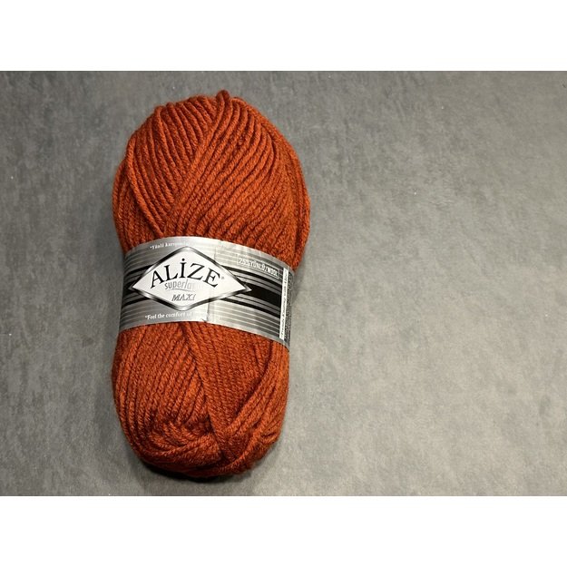 SUPERLANA MAXI Alize- 25% Wool , 75% Acrylic- 100 gr / 100 m, Nr 36