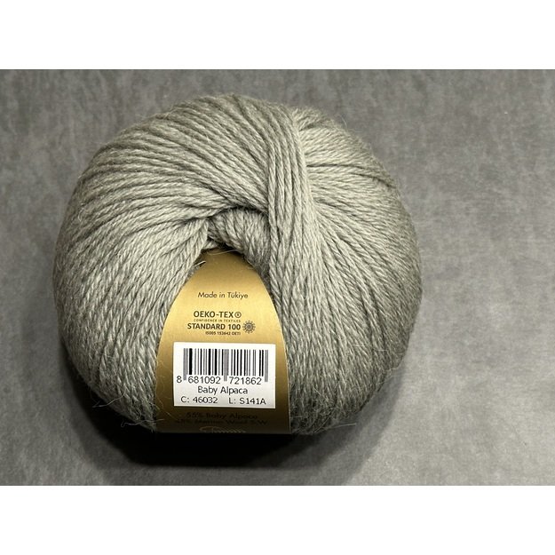 BABY ALPACA Gazzal- 45% Superwash Merino fine, 55% Baby alpaca, 50gr/ 160, Nr 46032