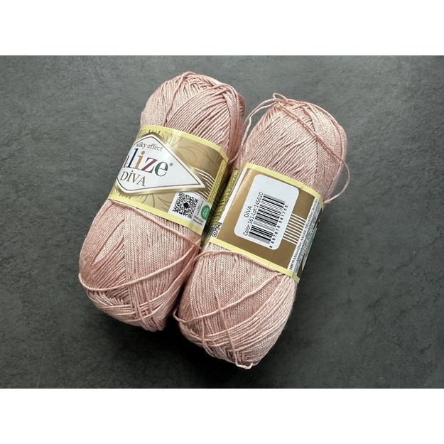 DIVA Alize- 100% microfiber acrylic, 100gr/ 350m, Nr 161