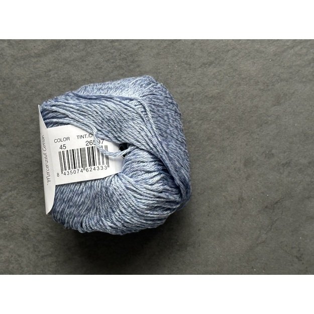 BRISA- 60% mercerized Cotton, 40% viscose, 50gr/ 125m, Nr 45