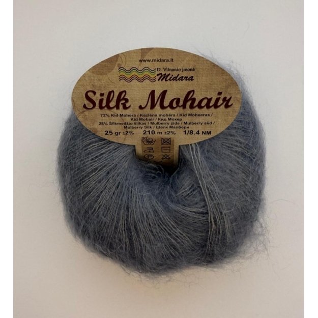 SILK MOHAIR- 72% Kid Mohair, 28% Mulberry Silk, 25gr/ 210m, Nr 910