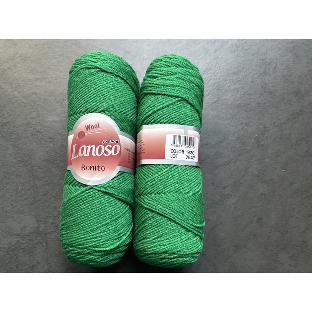 BONITO lanoso- 49% wool, 51% acrylic, 100gr/ 300m, Nr 920 1