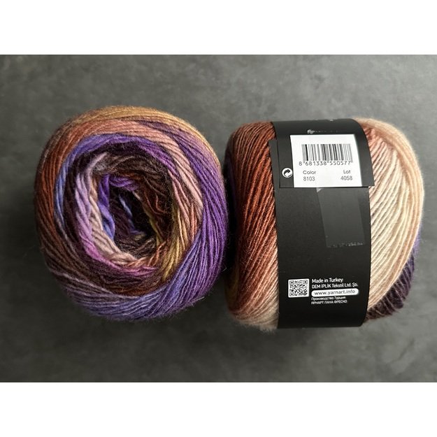LANA FRESCO- 100% wool, 100gr/ 380m, Nr 8103 2