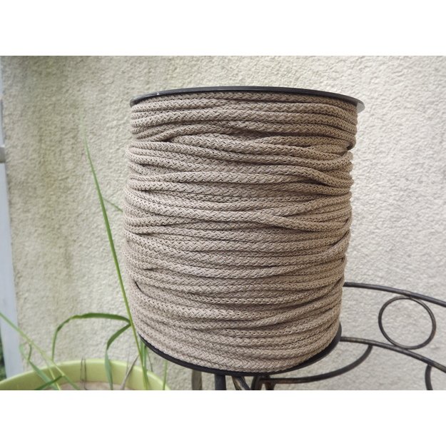 Virvelė megzta, poliesterinė, su užpildu, 5,5-6,0 mm - Nr 113