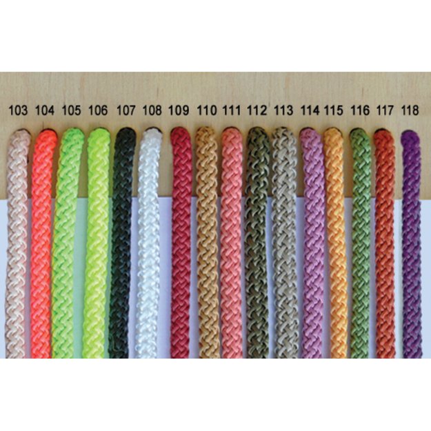 Virvelė megzta, poliesterinė, su užpildu, 5,5-6,0 mm - Nr 106 1