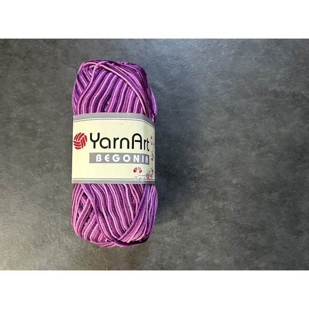 BEGONIA YarnArt-100% cotton mercerized, 50gr/ 169m, Nr 0192