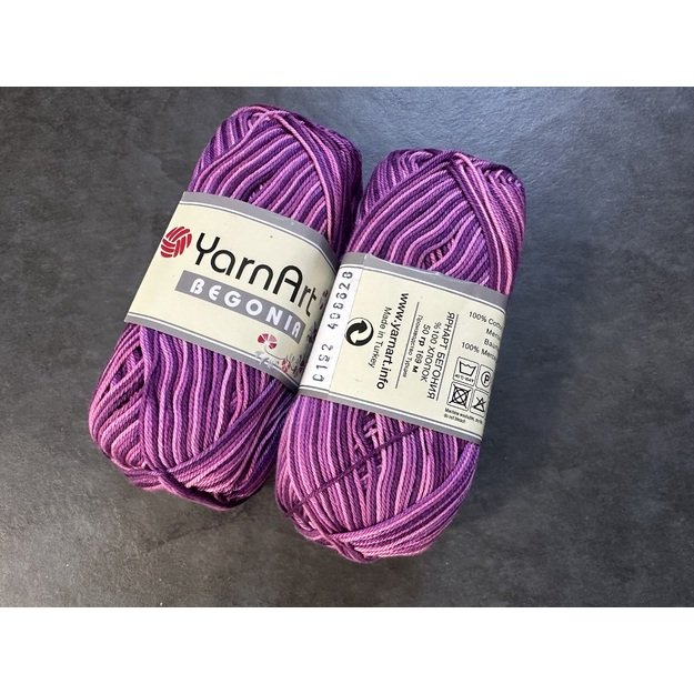BEGONIA YarnArt-100% cotton mercerized, 50gr/ 169m, Nr 0192 1