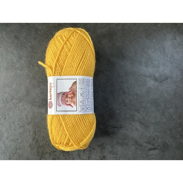 WOOLLY BABY kartopu- 50% Acrylic, 30% wool, 20% Polyamide, 50gr/148m, Nr K-322