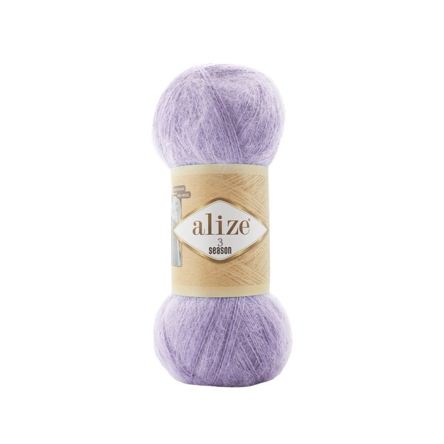3 SEASON Alize- 51% Akrilik, 25% Mohair, 24% Wool, 100gr/ 500m, Nr 146
