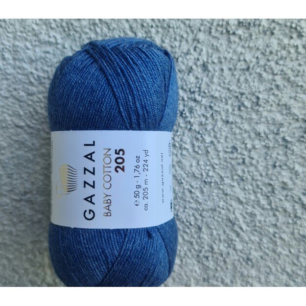 BABY COTTON 205 Gazzal- 50% cotton, 50% acrylic, 50 gr/ 205m, Nr 513