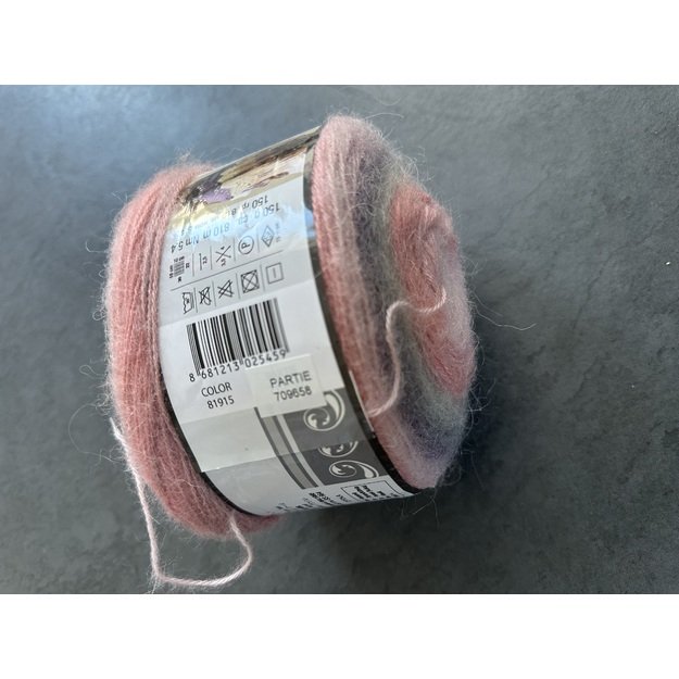 ANGORA LUKS Color Nako- 5% moher, 15% wool, 80% premium akrilik, 150 gr/ 810m, Nr 81915 2