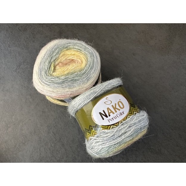 PERU COLOR Nako- 25% alpaca, 25% wool, 50% Premium Akrilik, 100 gr/ 310m, Nr 32182